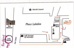 梅克内斯里亚德本切洛旅馆的拉海纳广场平面图