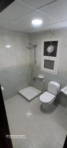 阿吉曼Apartment in Ajman,Studio flat的一间带卫生间和水槽的浴室