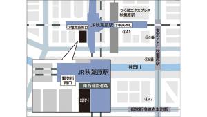 东京JR-East Hotel Mets Akihabara的建筑重新开发方案图表