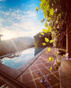 康提GODDESS Kandy的山景游泳池