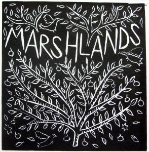 刘易斯Marshlands Apartment的上面写着马尔斯群岛字的黑板