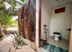 阿瓦托鲁瓦艾特莫阿纳山林小屋的客房内的卫生间