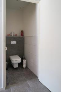SchijndelPrachtig royaal gastenverblijf的一间带卫生间和水槽的浴室