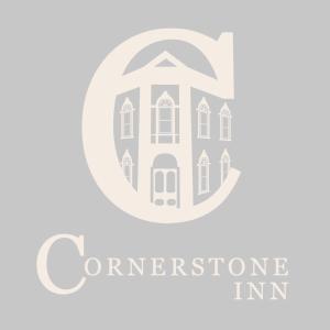 WashingtonCornerstone Inn的圆圈中的房屋图标或标志