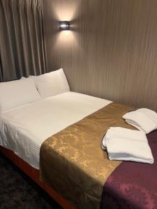 大阪HOTEL GrayⅡ的酒店客房 - 带床