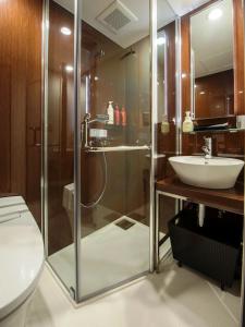 名古屋金山酒店的一间浴室