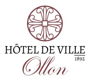 OllonHôtel de Ville d'Ollon的酒店标志是ville ollor