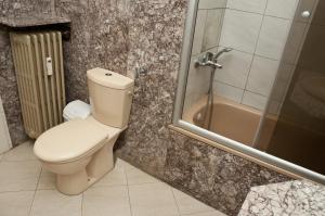 索非亚莫斯特尔索非亚旅馆的一间带卫生间和淋浴的浴室
