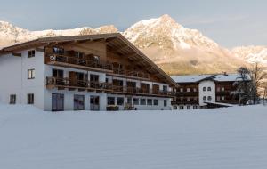 凯撒山麓舍福德尔沃尔德霍夫酒店的一座山地雪地建筑