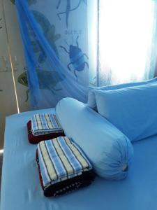 瓜拉大汉塔汉旅馆的床上有2个枕头