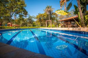 帕拉卡图IPÊ Florido Parque Hotel的度假村的游泳池