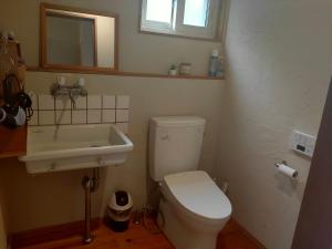 二世古Guest House ONLY ONE的浴室配有白色卫生间和盥洗盆。