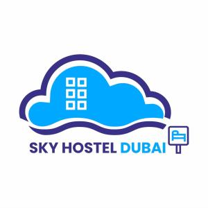 迪拜Sky Hostel Dubai的杜拜天空旅舍的矢量图
