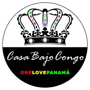 科隆Casa Bajo Congo的黑白图标,有铁塔