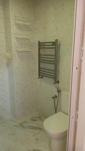 巴库Gold Baku的一间位于客房内的白色卫生间的浴室