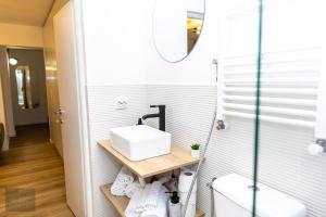 札勒乌Urban Nest的一间带水槽和卫生间的浴室