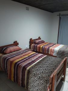 Ngwenkala Game Lodge and Safaris客房内的一张或多张床位
