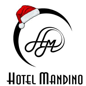 阿尔塔弗洛雷斯塔Hotel Mandino的信h是用圣帽子和曼迪诺的词