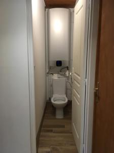 圣拉里苏朗Appartement au pied des pistes的一间小浴室,内设卫生间