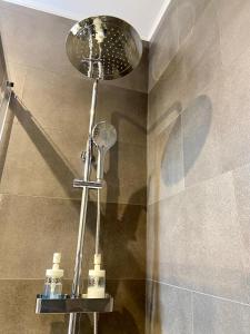 帕斯底拉卡萨La Portella的浴室内配有淋浴和头顶淋浴