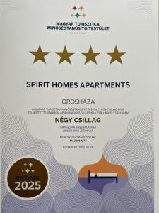 欧罗什哈佐Spirit Homes Apartments的用于精神家用电器的澳大利亚活动海报