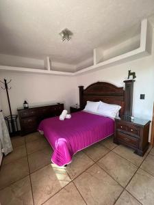 Casa Lomas Grangelo客房内的一张或多张床位