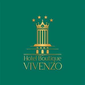 拉巴斯Hotel Boutique Vivenzo的标有酒店圆顶的标志