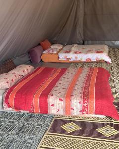 Nevatimחאן בכפר במשק בלה מאיה - האוהל的帐篷内提供两张床