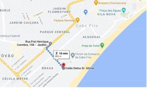 Cabo Frio - Jardim Caiçara - Aluguel Econômico鸟瞰图