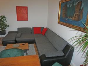 塞费尔德附近赖特Apartment Isolde by Interhome的客厅配有沙发和桌子