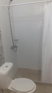 梅塞德斯Monoambiente的浴室配有白色卫生间和淋浴。