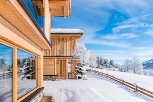 瑟尔Beim Hochfilzer Superior 4 Sterne的雪地小屋 - 享有美景
