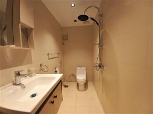 苏尔苏尔酒店的一间带水槽和卫生间的浴室