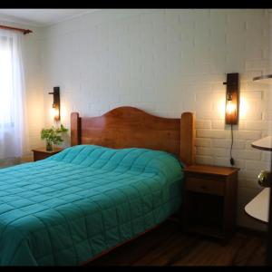 Casa Villarrica客房内的一张或多张床位