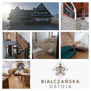 Białka TatrzanskaBiałczańska Ostoja的房屋和房间照片的拼合