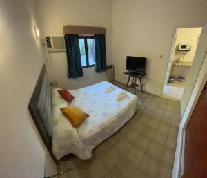 科尔多瓦Apartamento Nuevo Centro的一间卧室配有一张床和一台电视
