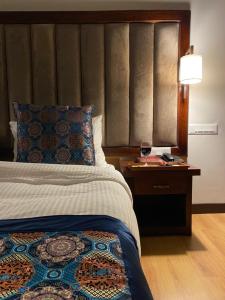 hotel barath ladakh客房内的一张或多张床位