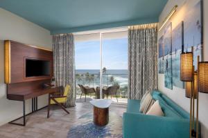 高尔Radisson Blu Resort Galle的海景客厅