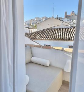 阿尔啼阿巴科阿尔特亚酒店的设有一个享有屋顶美景的阳台。