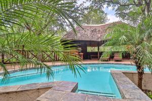 玛洛斯帕克Luxury Kruger Escape的房屋前的游泳池