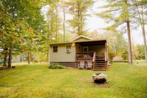 MarienvilleCozy Cottage near Cook Forest Park, ANF的院子中间的小房子