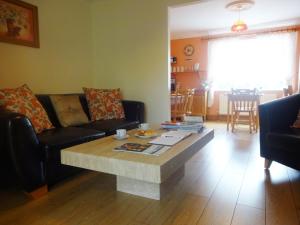 本拉提Bunratty Haven Bed & Breakfast的带沙发和咖啡桌的客厅