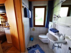 贝旺豪斯特恩克布里克昂德贝尔格豪斯尔酒店的一间带卫生间和水槽的浴室
