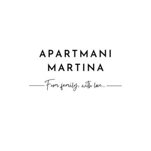 维拉斯奇Little Heaven on Earth - Apartmani Martina的玛利亚尼码头公寓的标志