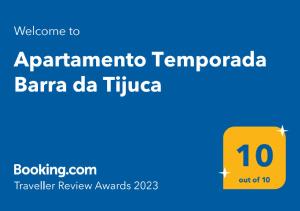 里约热内卢Apartamento Temporada Barra da Tijuca的用 textarmaarmatemvisorarmaarma 的手机屏幕截图