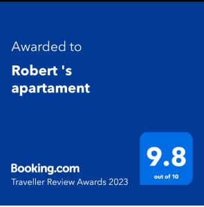 普洛耶什蒂Robert 's apartament的给罗特公寓的文本的手机的屏幕照