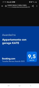 热那亚Appartamento con garage KATE的一种聚酯酸酯的截图