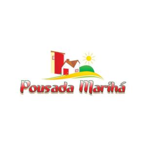 皮拉尼亚斯Pousada Marihá的房地产公司的标志