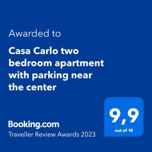 巴里Casa Carlo apartment with parking near the center的手机的截图,文字升级为casa cardo 2