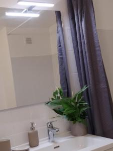 Chambres dans guest house à Lyon-GARE Part-Dieu的一间浴室